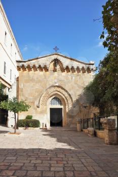 Holy Jerusalem. Entrance to the Church of St. Helena