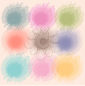Royalty Free Clipart Image of a Soft Pastel Circle Background