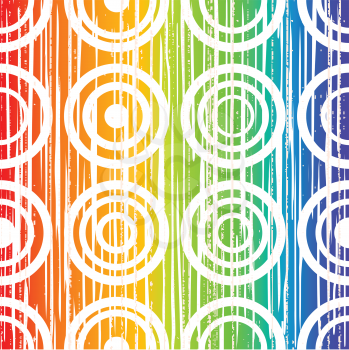 Royalty Free Clipart Image of a Multi-Striped Circle Background
