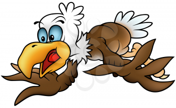 Royalty Free Clipart Image of an Old Bird