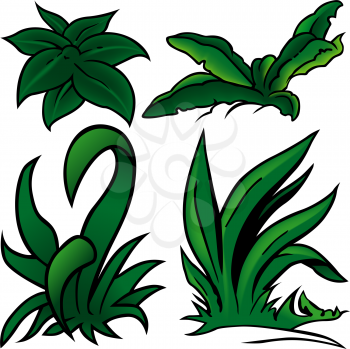 Royalty Free Clipart Image of Grasses