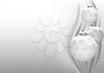 Royalty Free Clipart Image of a White Background With White Ornaments