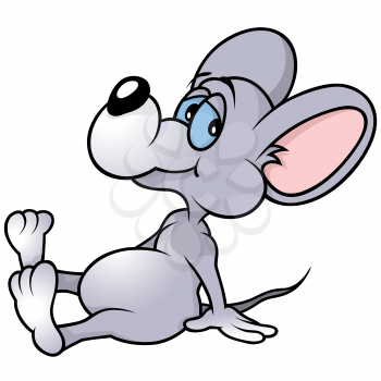 Royalty Free Clipart Image of a Mouse