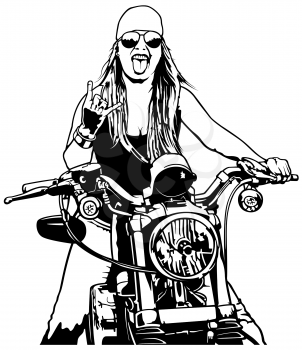 Motorcyclist Clipart