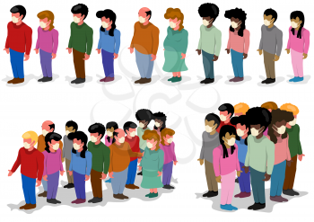 Distancing Clipart