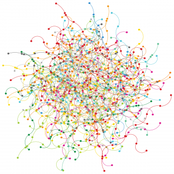 Abstract colored network