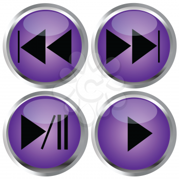 Purple Buttons for web design