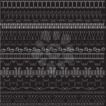 Royalty Free Clipart Image of a Black and Grey Background