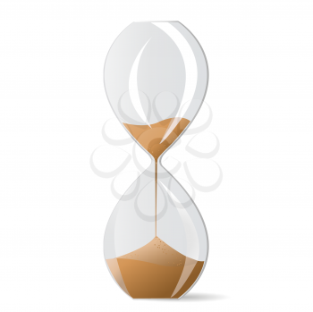 Royalty Free Clipart Image of an Hourglass