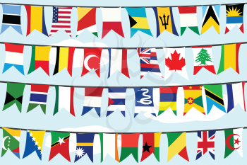 Different flags on strings