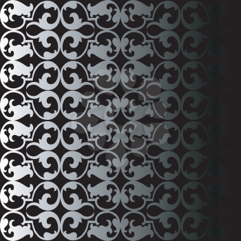 Pattern with white and black elements