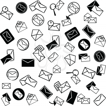 Mail icons background