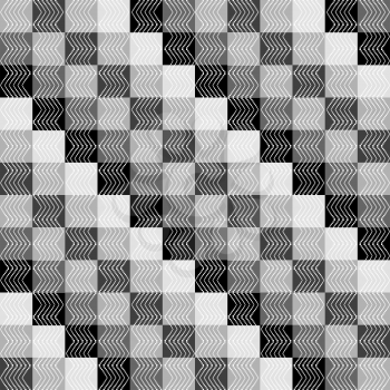 Royalty Free Clipart Image of a Background of Grey Squares
