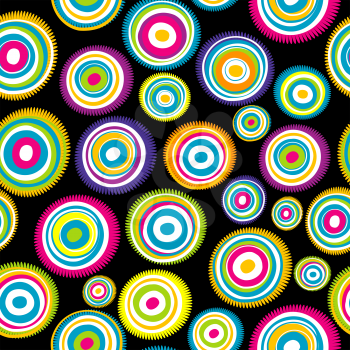 Royalty Free Clipart Image of a Circle Background