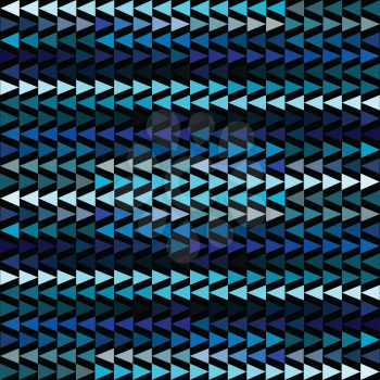 Blue triangles background