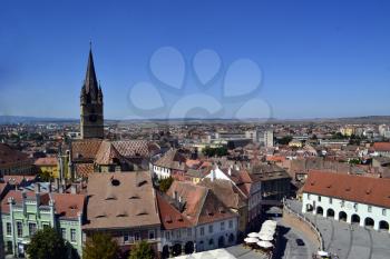 The old city of Sibiu, Romania