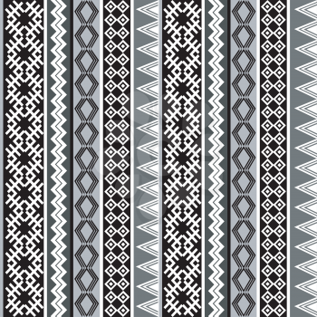 Ethnic geometric motifs background
