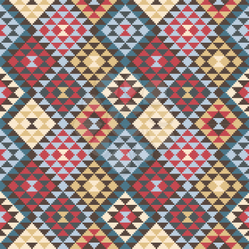 American Indian seamless pattern design