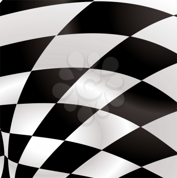 Royalty Free Clipart Image of a Black and White Checked Background