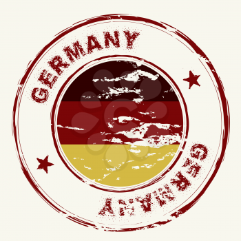Royalty Free Clipart Image of a Germany Ink Stamp