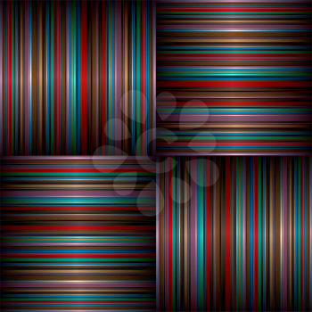 Royalty Free Clipart Image of a Striped Weave Background