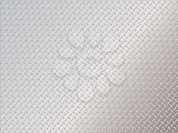 Royalty Free Clipart Image of a Metal Plate