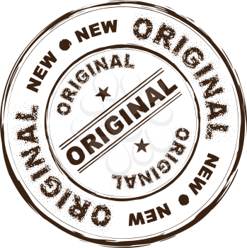 Royalty Free Clipart Image of an Ink Stamp
