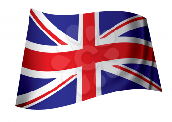 Royalty Free Clipart Image of a British Flag
