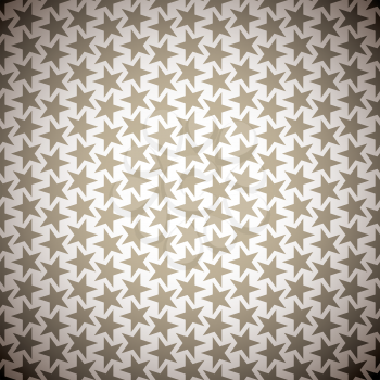 Seventies inspired brown retro background design with seamless pattern