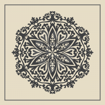 Royalty Free Clipart Image of a Decorative Element