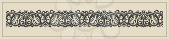 Royalty Free Clipart Image of a Victorian Border