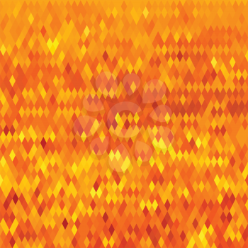 Low polygon style illustration of a yellow weave abstract background.