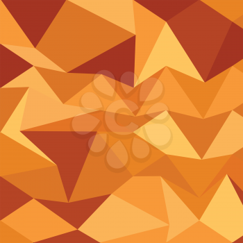 Low polygon style illustration of a sand dunes abstract background.