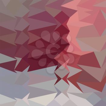 Low polygon style illustration of imperial purple abstract geometric background.