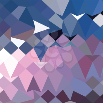 Low polygon style illustration of a celestial blue abstract geometric background.