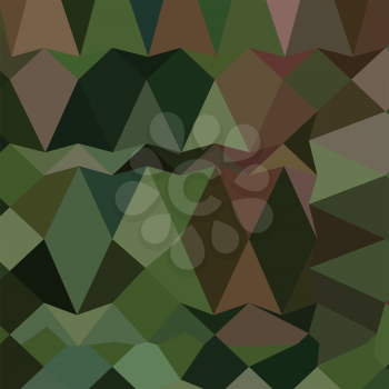 Low polygon style illustration of castleton green abstract geometric background.