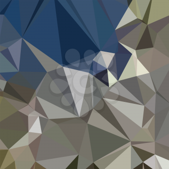 Low polygon style illustration of ash grey abstract geometric background.