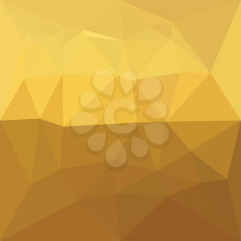 Low polygon style illustration of a light goldenrod abstract geometric background.