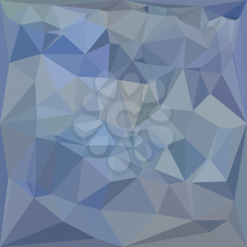 Low polygon style illustration of a light steel blue abstract geometric background.