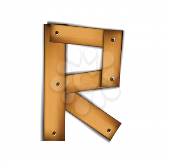 wooden letter