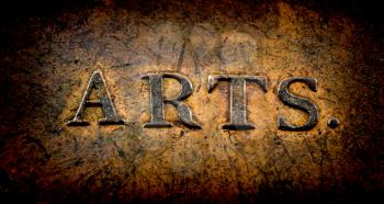 Royalty Free Photo of an Arts Sign