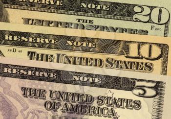 Royalty Free Photo of USA Banknotes