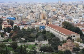 Royalty Free Photo of a View of Athens Greece
