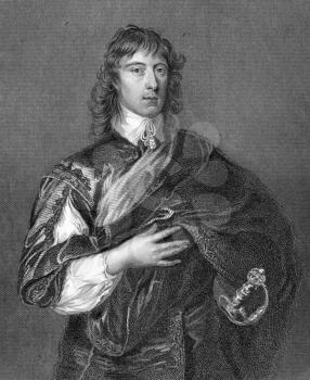 William Howard, 1st Viscount Stafford (1614-1680) on engraving from 1838. Supporter of the Royalist cause before being implicated in the Popish Plot and executed for treason. Regarded as a Roman Catho
