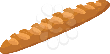 illustration of a baguette funny