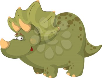 illustration of a fat dinosaur