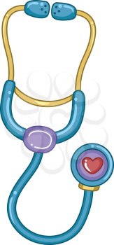Illustration of a Stethoscope Toy