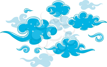 Illustration of Abstract Clouds