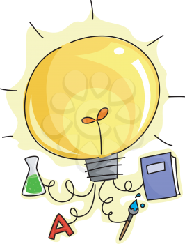 Illustration of Lightbulb Education Ideas