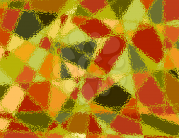 Royalty Free Clipart Image of a Stained Glass Background
